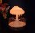 Увлажнитель воздуха гриб с эффектом дождя и с подсветкой RGB, коричневый, ночник для дома, аромадиффузор