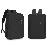 Рюкзак городской 3 в 1 с сумкой и кошельком, универсальный набор, для ноутбука и планшета, цвет черный