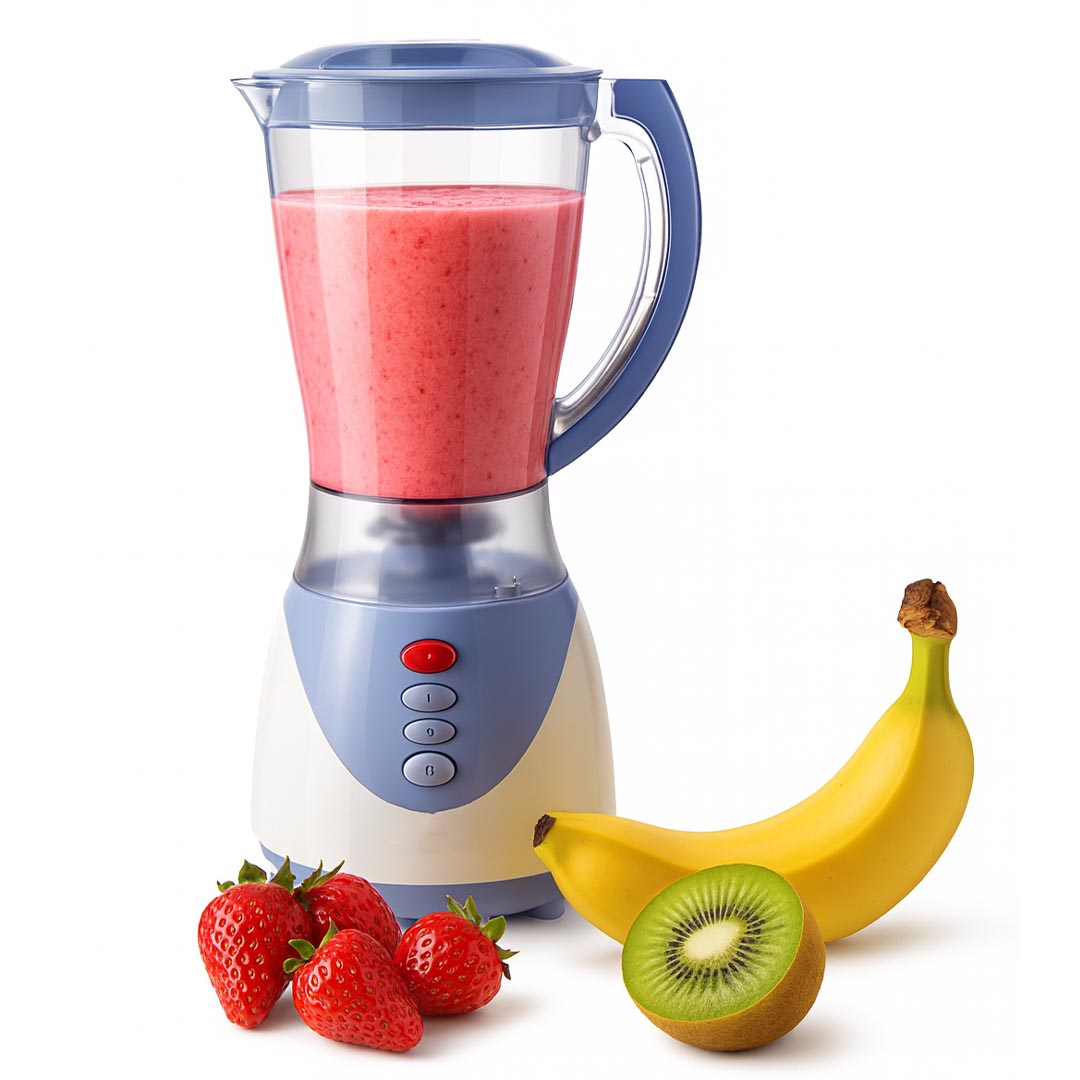 Блендер стационарный с чашей 1,5л, 3 скорости, 800 Вт, для приготовления смузи, коктейлей, соусов, крем-супов