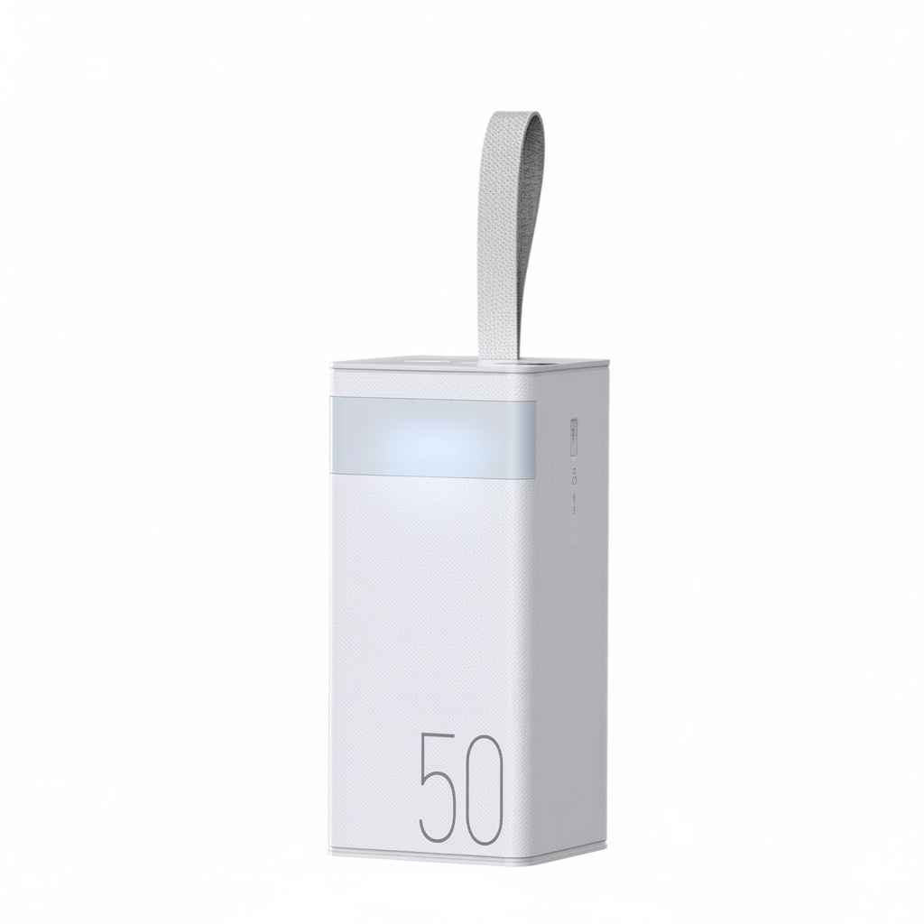 Power Bank Remax RPP-321 50000 mAh с LED-фонариком, быстрая зарядка 20 W / 22.5 W, Type-C, USB выход