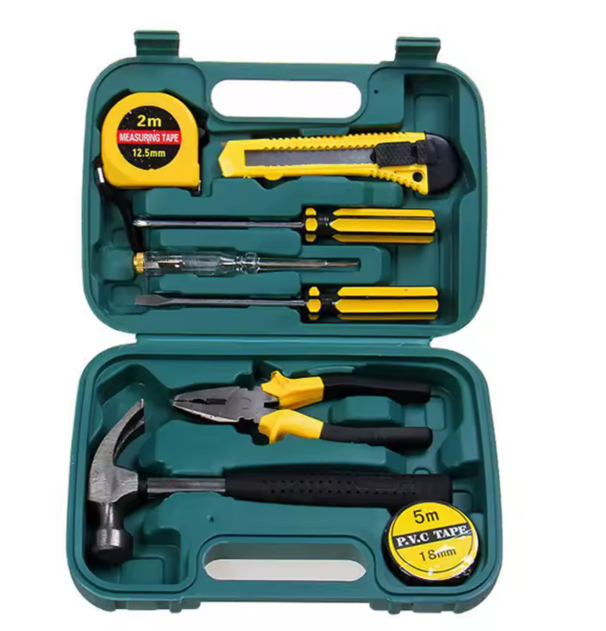 Набор инструментов 9 предметов, универсальный комплект для дома и ремонта