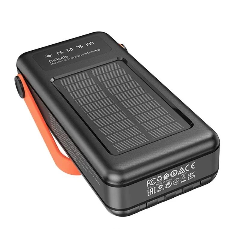 Внешний аккумулятор (power bank) 40000mAh на солнечной батарее - Купить ...