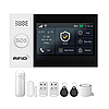 Умная охранная система 4G/Wi-Fi PGST Tuya PG-107. Датчик движения, датчик открытия дверей, громкая сирена