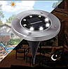 Універсальний світильник на сонячній батареї Disk Lights, комплект 4 шт., для дому та саду