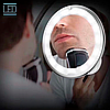 Гнучке дзеркало на присоску Ultra Flexible Mirror з LED-підсвіткою і 10X збільшенням, 360° поворот