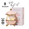 Музыкальный проектор-ночник «Карусель зайчиков» — Bluetooth, аккумулятор, 12 картинок