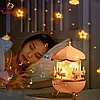Музыкальный проектор-ночник «Карусель зайчиков» — Bluetooth, аккумулятор, 12 картинок