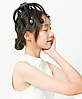 Вібро-масажер для голови Head Massager з Bluetooth, чорний розслаблення і комфорт із музикою
