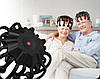 Вібро-масажер для голови Head Massager з Bluetooth, чорний розслаблення і комфорт із музикою