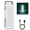 Аварийный светильник с 30 LED, сменным аккумулятором и зарядкой от USB, портативный фонарь для дома и кемпинга